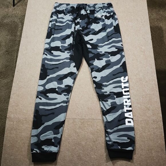 NFL Team Apparel New England Patriots Camo Jogger Pants #K - Picture 3 of 8